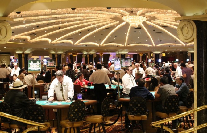 a busy casino